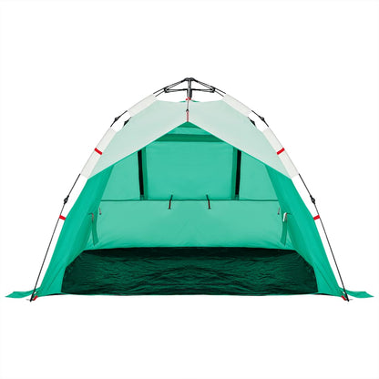 strandtent 3-persoons waterdicht snelontgrendeling zeegroen