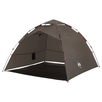 Tent 4-Persoons Snelontgrendeling Bruin