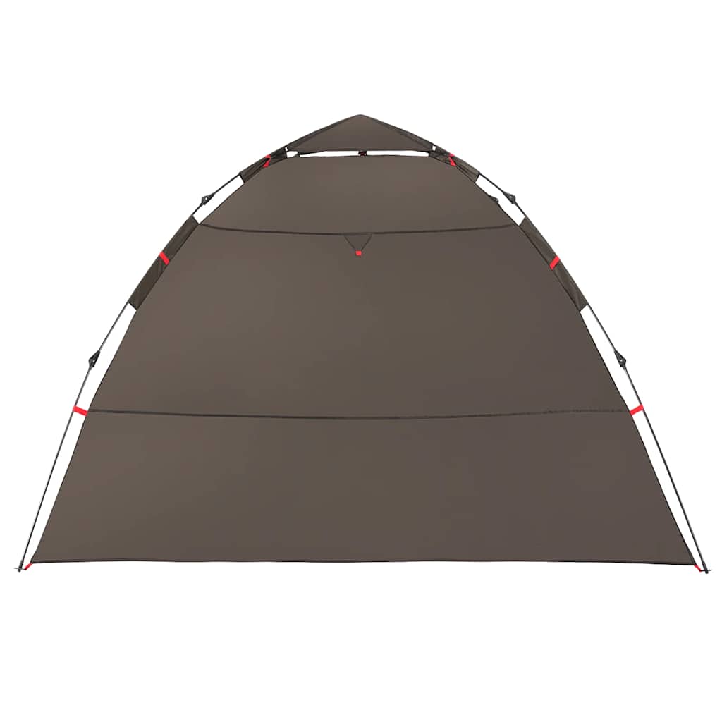 Tent 4-persoons snelontgrendeling bruin