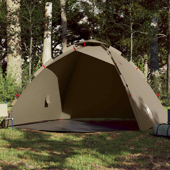 Tent 4-Persoons Snelontgrendeling Bruin