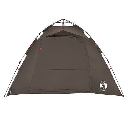 Tent 4-Persoons Snelontgrendeling Bruin