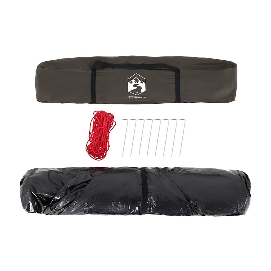 Tent 4-persoons snelontgrendeling bruin