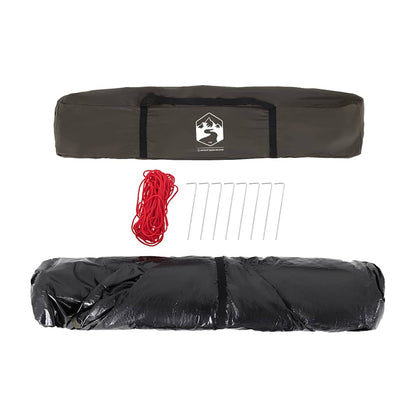 Tent 4-persoons snelontgrendeling bruin