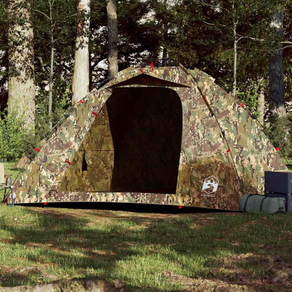 Tent 4-Persoons Snelontgrendeling Camouflage