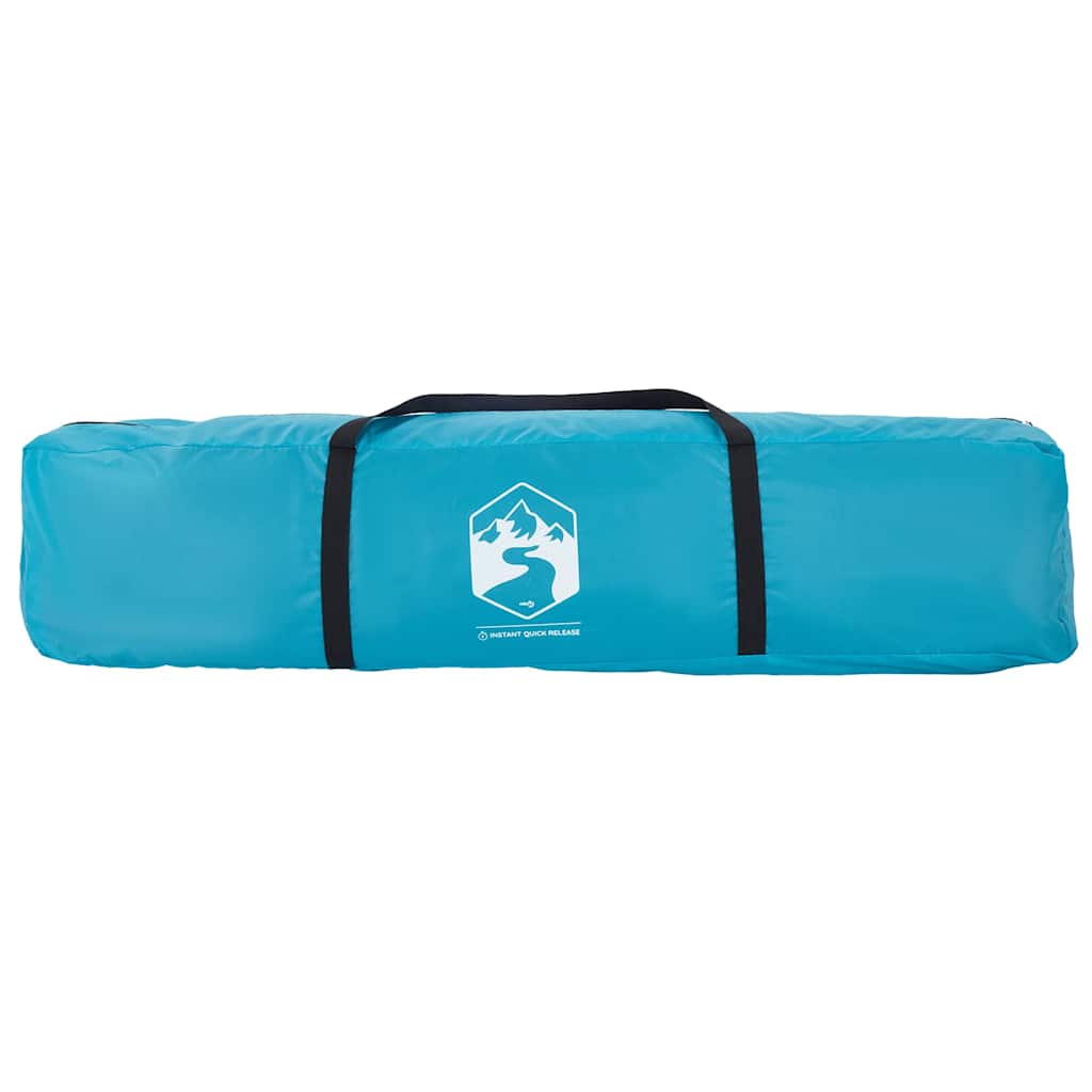 Kampeertent 4-persoons snelontgrendeling blauw