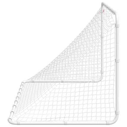 Voetbaldoel Wit 122X81X81 Cm Staal