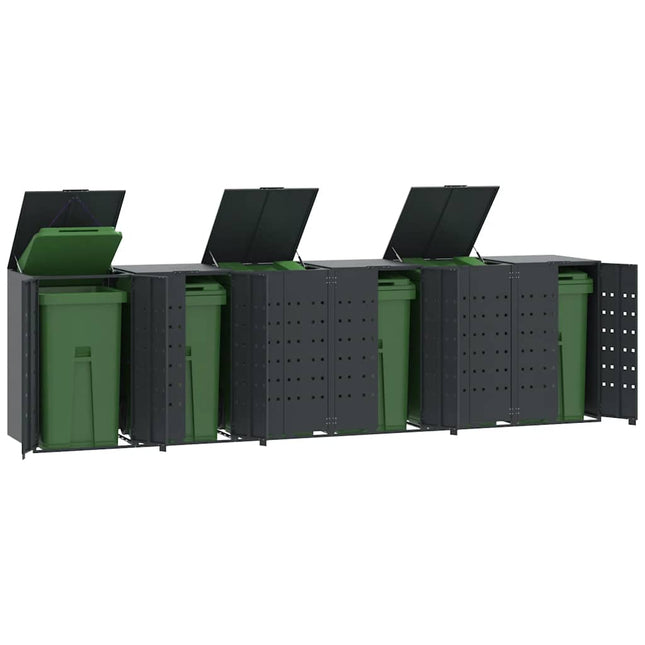 Containerberging Voor 5 Containers 345X79X117 Cm Staal