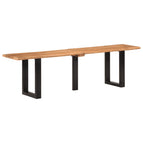 160 cm / Massief acaciahout / met 3 poten