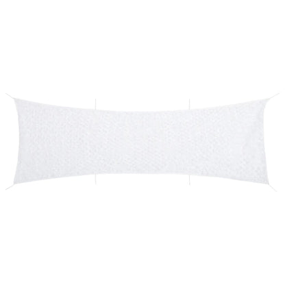 Camouflagenet met opbergzak 613x138 cm wit