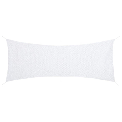 Camouflagenet met opbergzak 525x205 cm wit