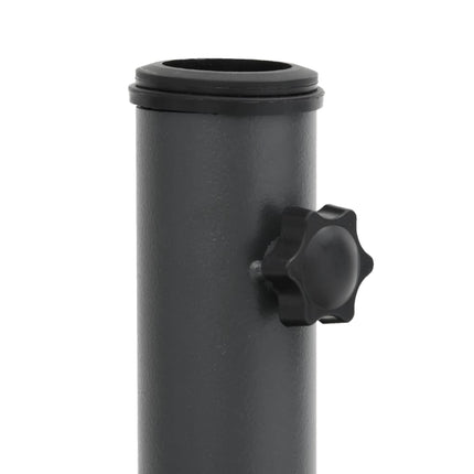 Parasolvoet Voor Stokken Van Ø32/38/48 Mm 17 Kg Vierkant