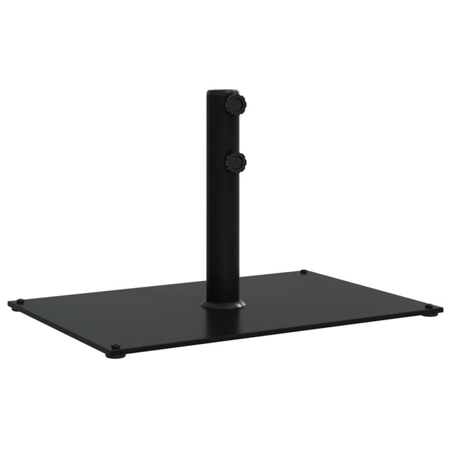 Parasolvoet Voor Stokken Van Ø32/38/48 Mm 15 Kg Rechthoekig