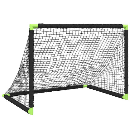 Kindervoetbaldoel Inklapbaar 90X64X64 Cm Zwart
