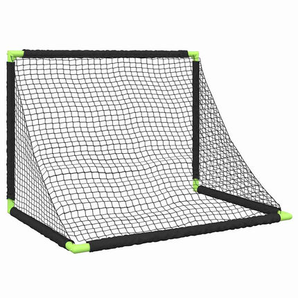 Kindervoetbaldoel Inklapbaar 90X64X64 Cm Zwart
