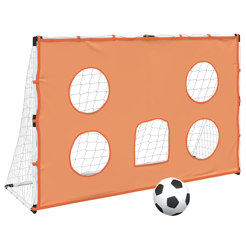 Kindervoetbaldoel incl. doelmat en bal 182x62x118