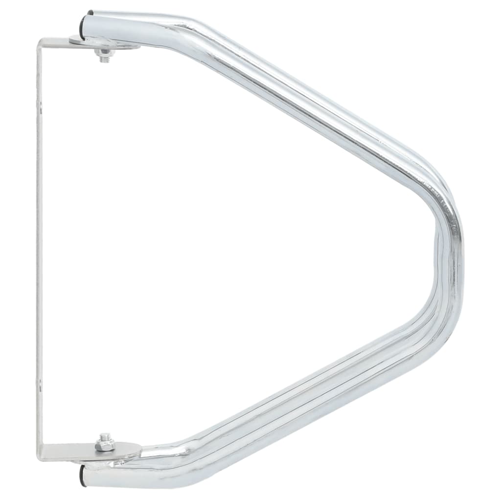 Fietsstandaard 2 st wandmontage gegalvaniseerd staal