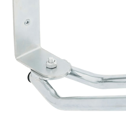 Fietsstandaard 2 st wandmontage gegalvaniseerd staal