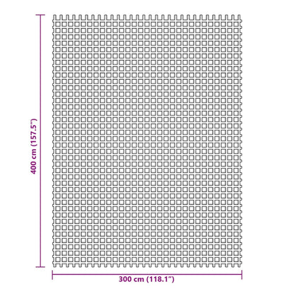 Tenttapijt 4x3 m groen