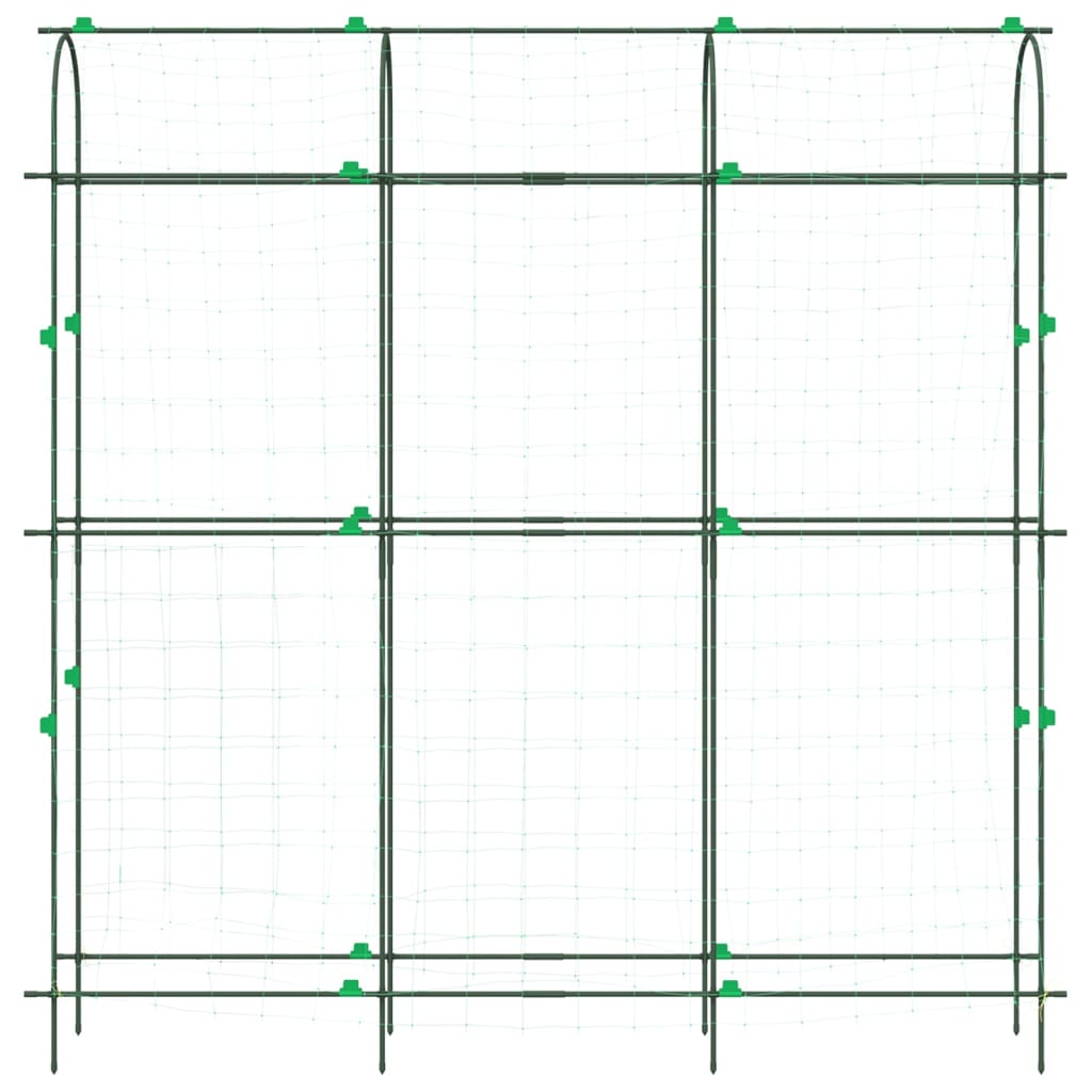 Plantenklimrekken 3 st U-frame staal