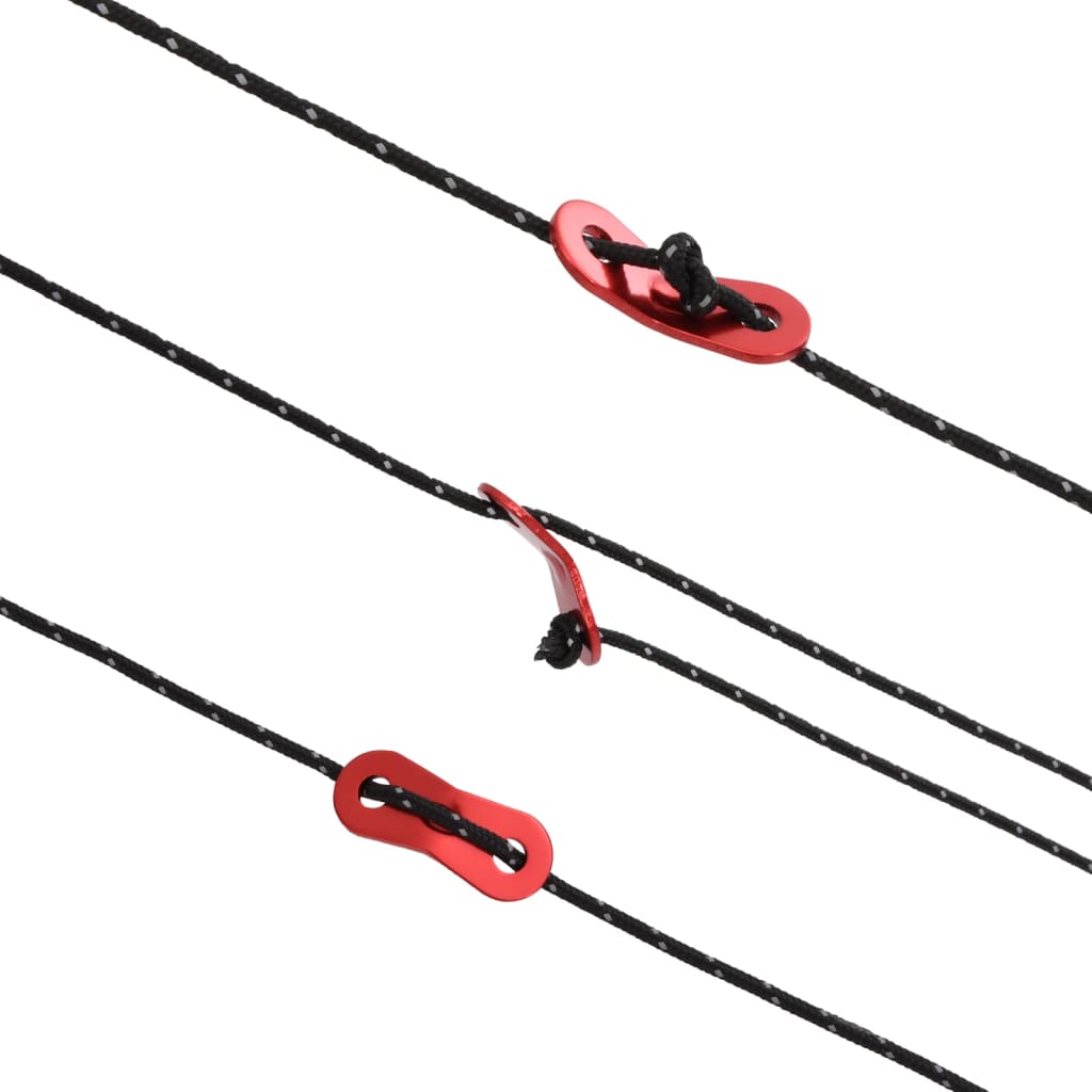 Tentscheerlijn met reflecterende strips en spanners 50 m 4 mm