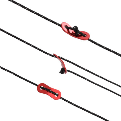 Tentscheerlijn met reflecterende strips en spanners 50 m 5 mm