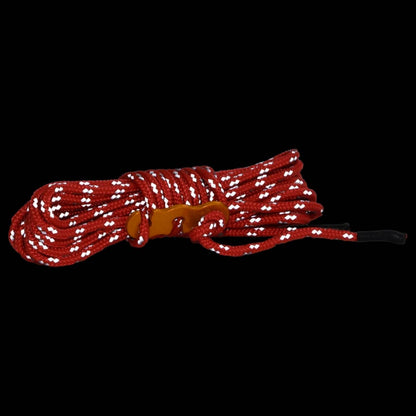 Tentscheerlijnen met spanners 8 st reflecterend 4 m 4 mm