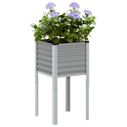 Plantenbak Staal Grijs