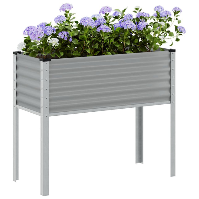 Plantenbak Staal Grijs