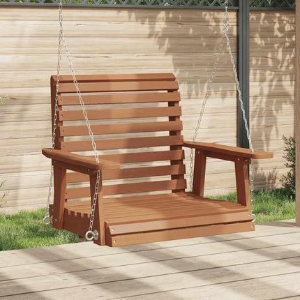 Tuinschommelstoel Met Metalen Kettingen Massief Vurenhout