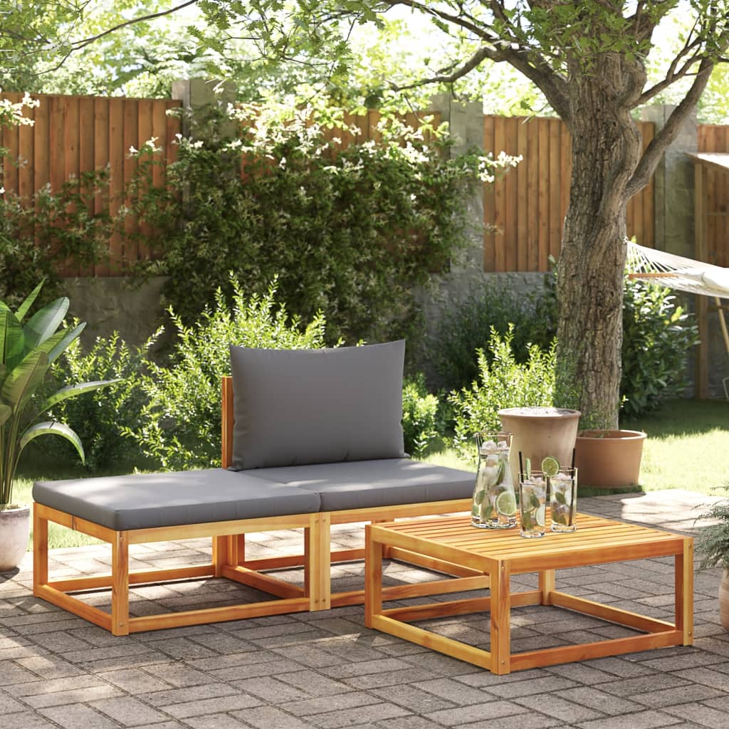Tuintafel 65X65X29 Cm Massief Acaciahout