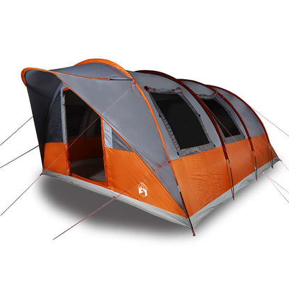 Tunneltent 5-Persoons Waterdicht Grijs En Oranje