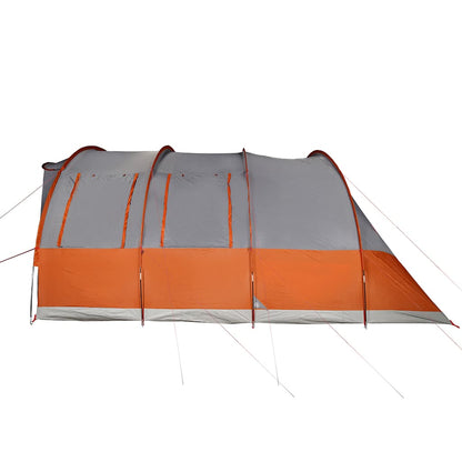 Tunneltent 5-Persoons Waterdicht Grijs En Oranje