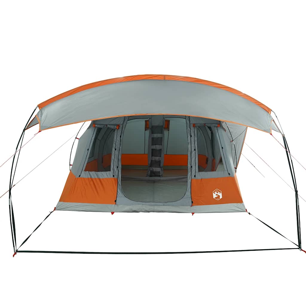 Tunneltent 5-Persoons Waterdicht Grijs En Oranje