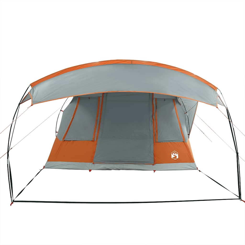 Tunneltent 5-Persoons Waterdicht Grijs En Oranje