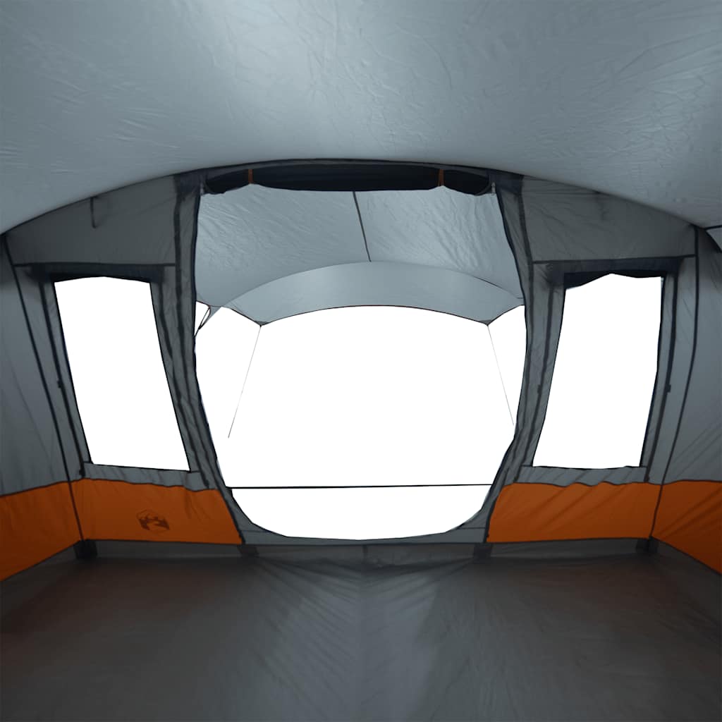 Tunneltent 5-Persoons Waterdicht Grijs En Oranje