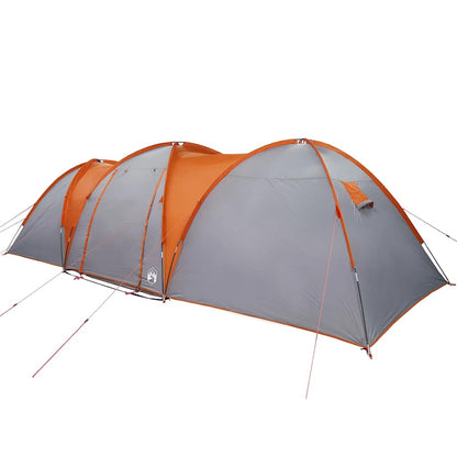 Koepeltent 8-Persoons Waterdicht Grijs En Oranje