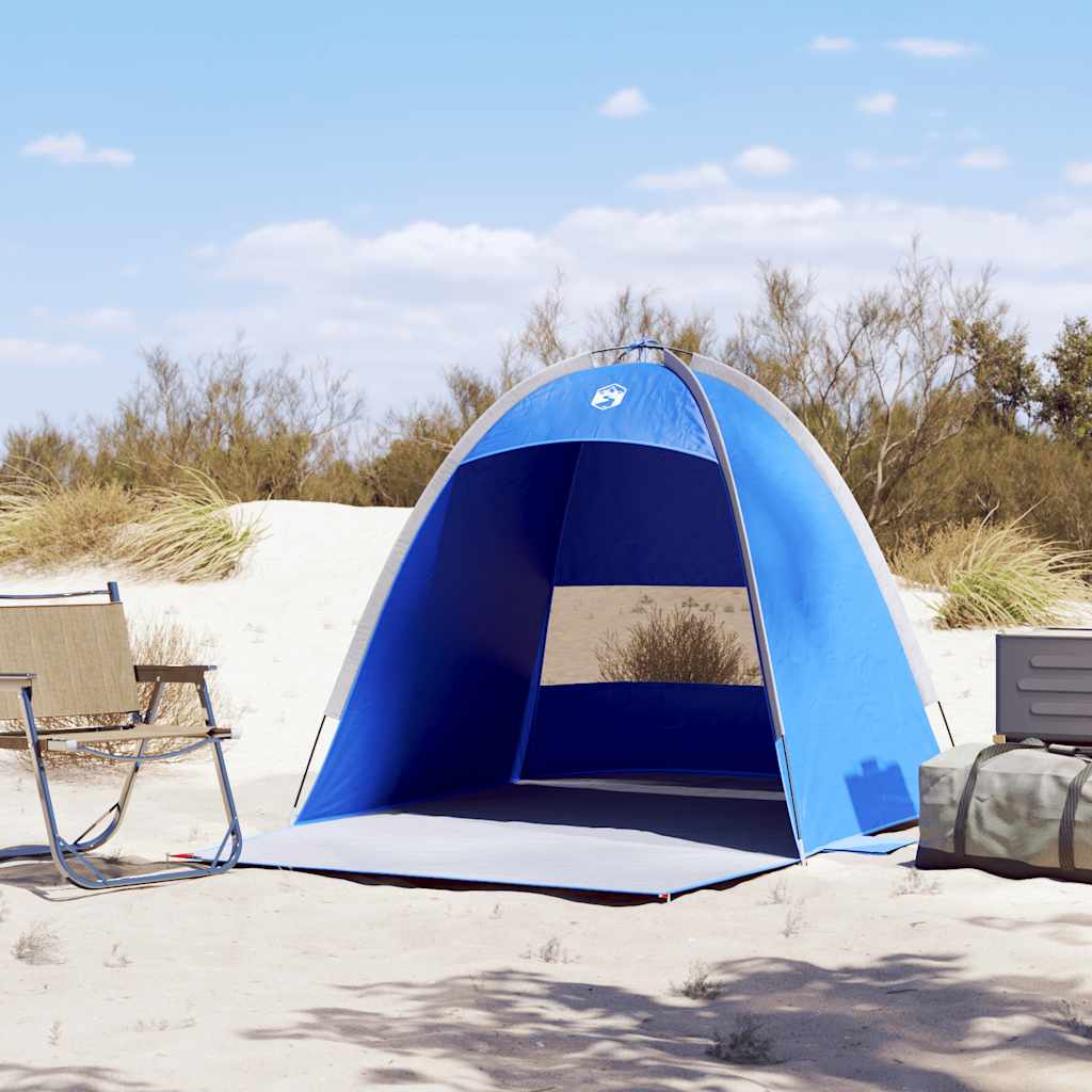 Strandtent 3-Persoons Waterdicht Azuur Blauw
