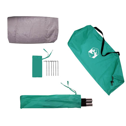 Strandtent 3-Persoons Waterdicht Zee Groen