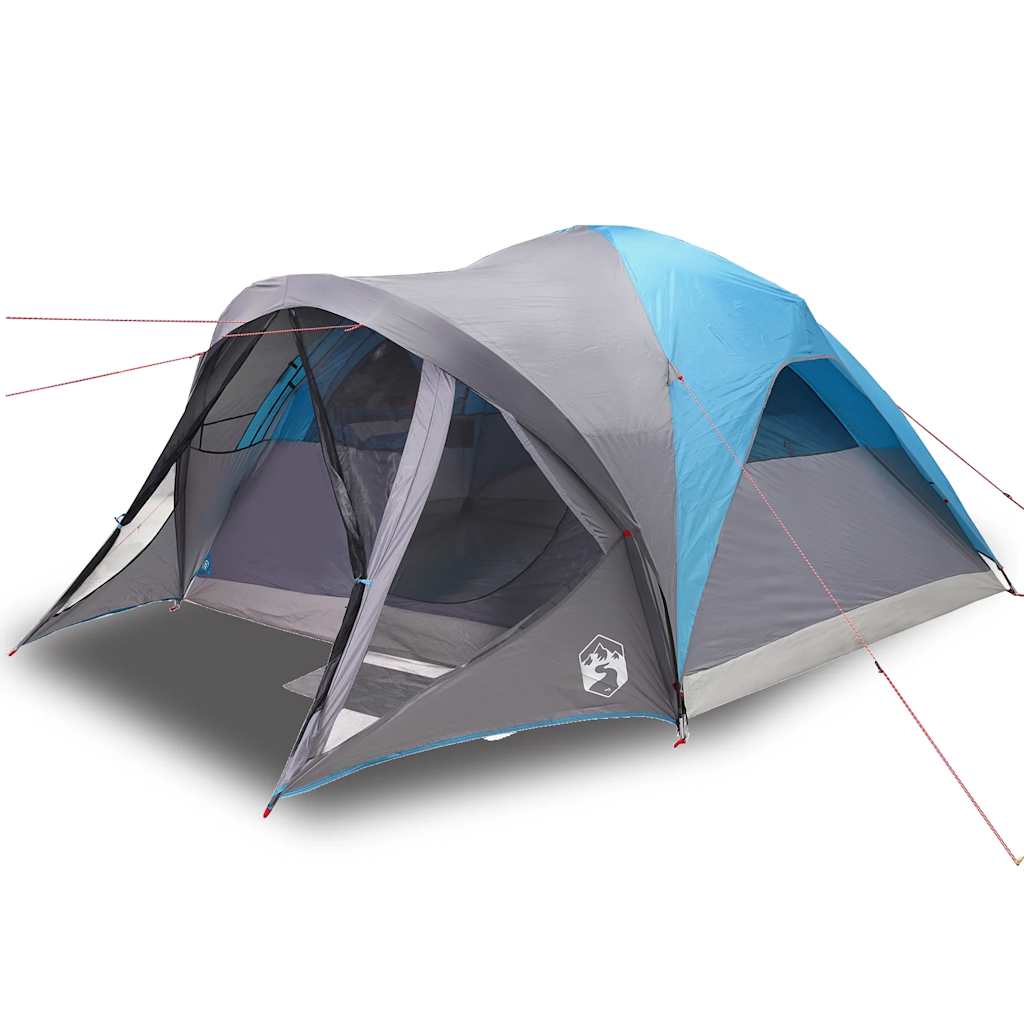 Tunneltent 6-Persoons Waterdicht Blauw