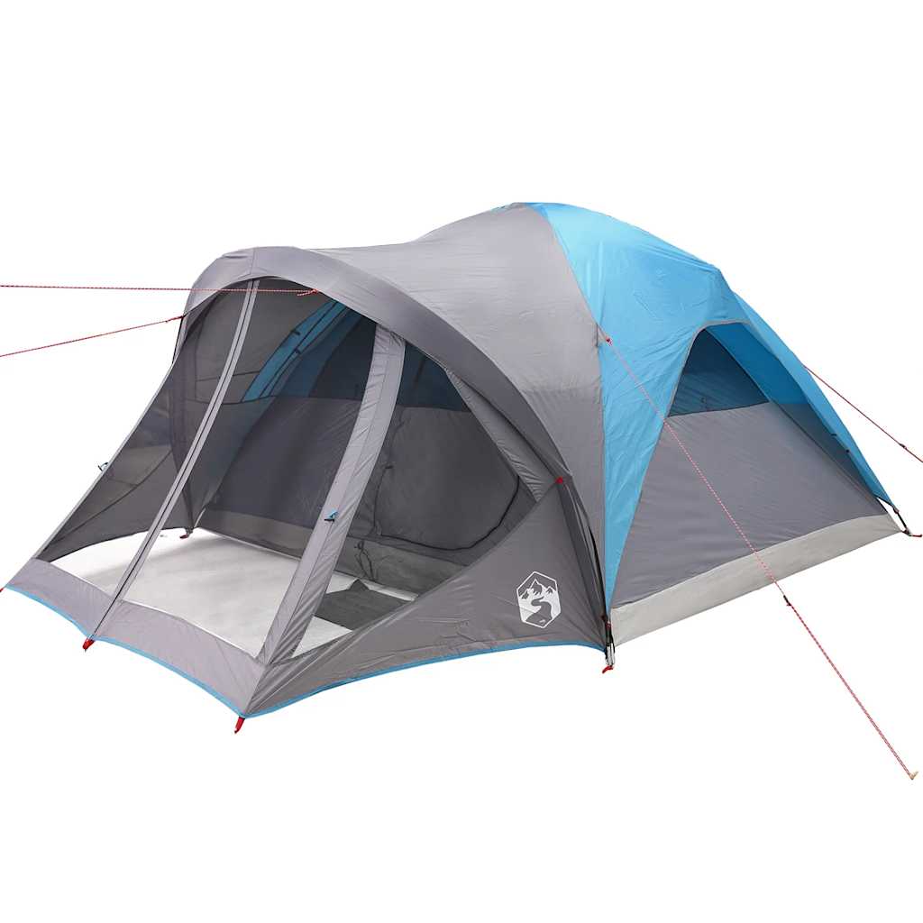 Tunneltent 6-Persoons Waterdicht Blauw