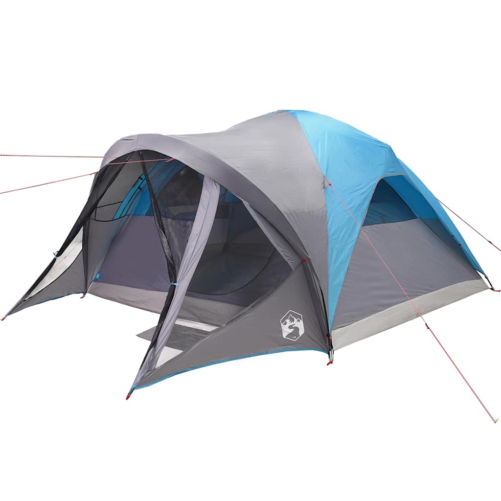 Tunneltent 6-Persoons Waterdicht Blauw