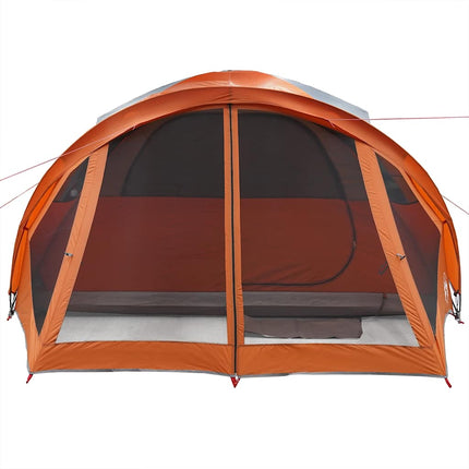 Tunneltent 6-Persoons Waterdicht Grijs En Oranje