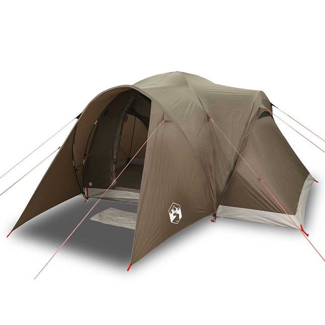 Koepeltent 6-Persoons Waterdicht Bruin