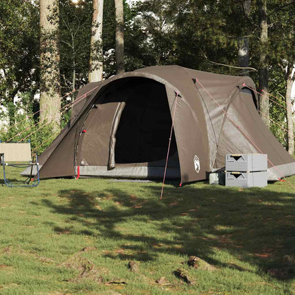 Koepeltent 6-Persoons Waterdicht Bruin