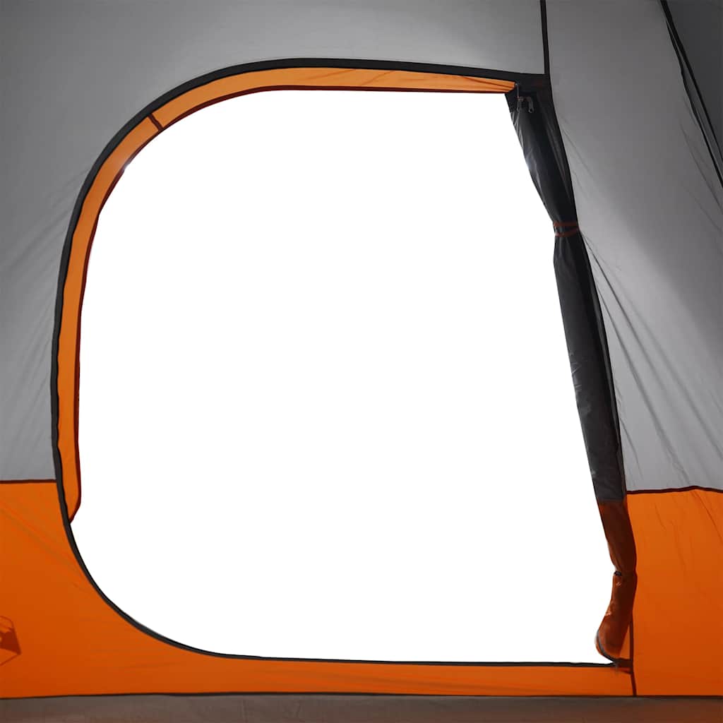 Autotent 4-Persoons Waterdicht Grijs En Oranje