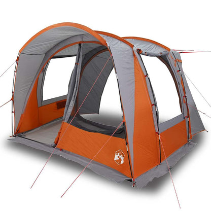 Autotent 4-Persoons Waterdicht Grijs En Oranje
