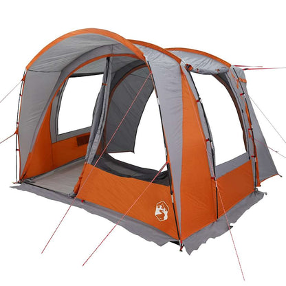 Autotent 4-Persoons Waterdicht Grijs En Oranje