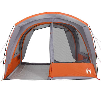 Autotent 4-Persoons Waterdicht Grijs En Oranje
