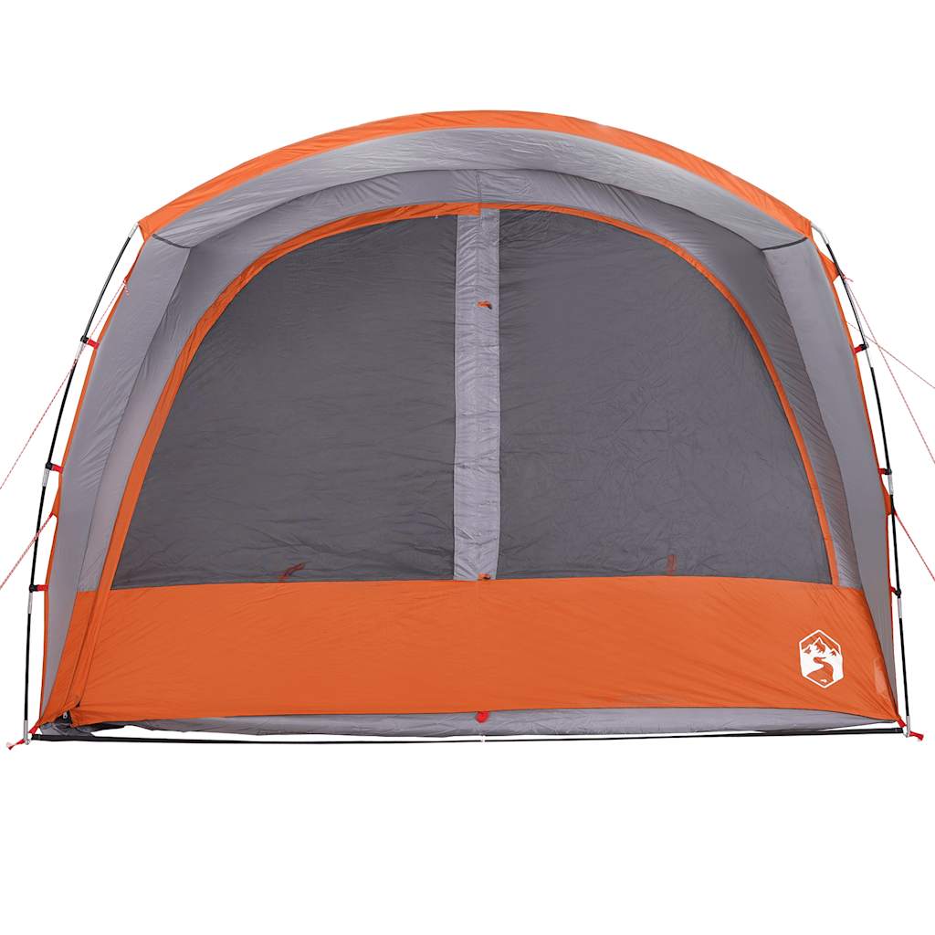 Autotent 4-Persoons Waterdicht Grijs En Oranje
