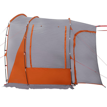 Autotent 4-Persoons Waterdicht Grijs En Oranje